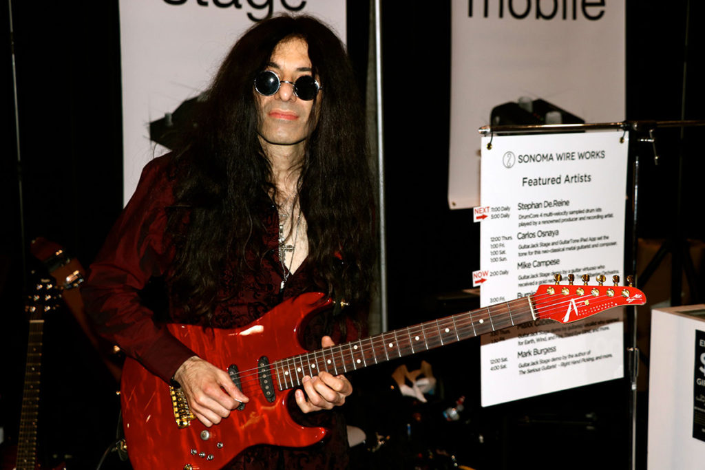 Mike Campese NAMM 2017 - Sonoma Wire Works, by Terry Bert.