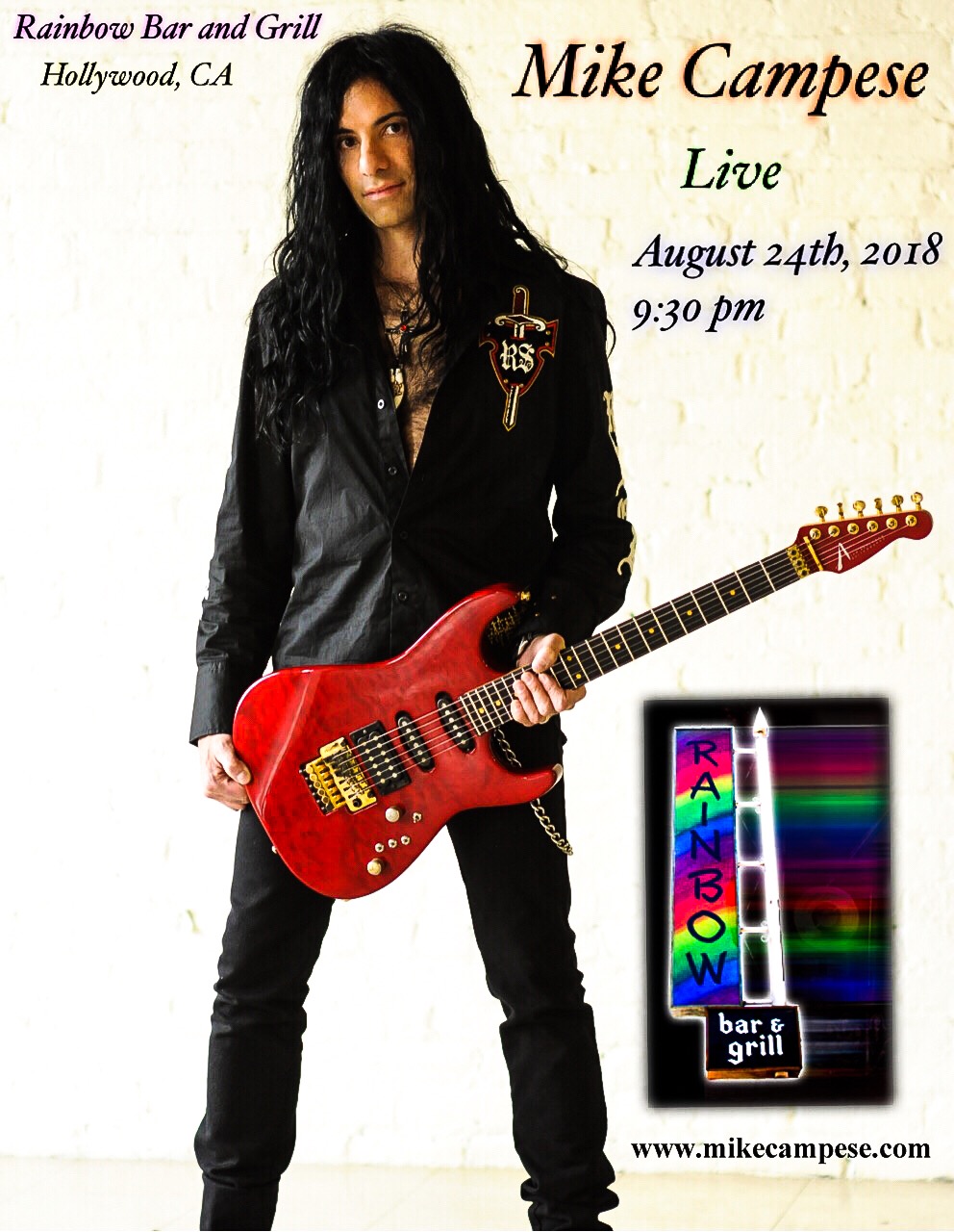 Mike Campese, Rainbow Bar and Grill Hollywood, CA.