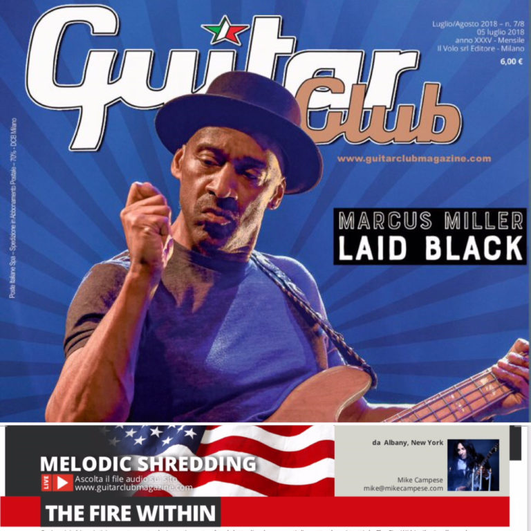 Guitar Club Magazine, Italy – July, August 2018
