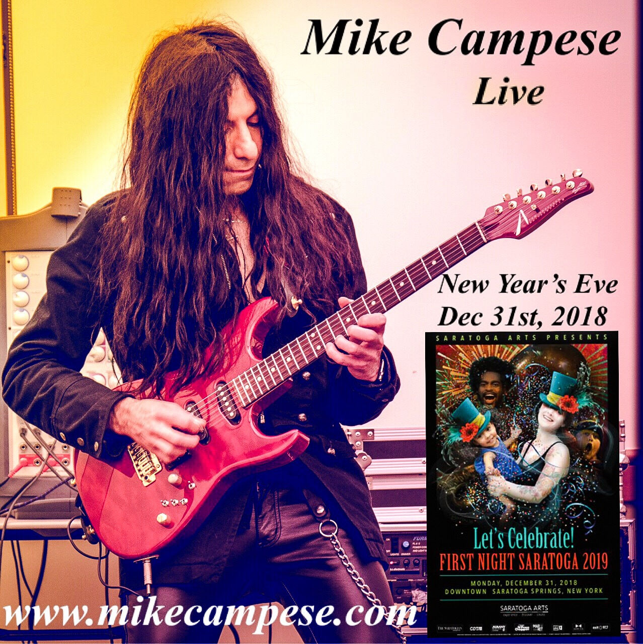 Mike Campese First Night 2019 Flyer.