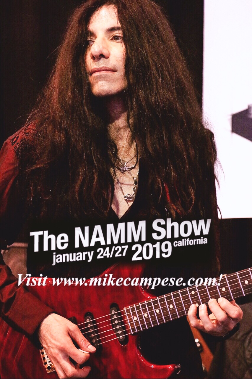 Mike Campese NAMM Show 2019, pic 1.
