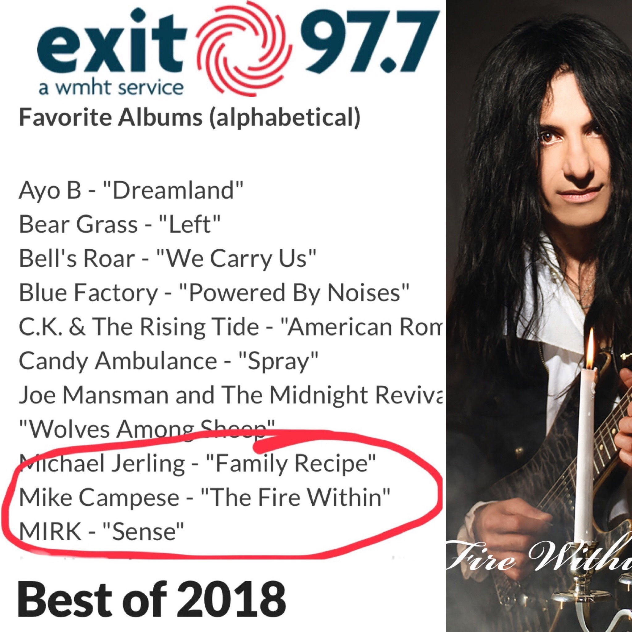 Best of 2018 Exit 97.7 WEXT, Mike Campese.