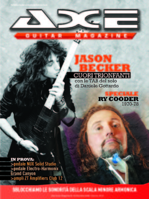 Cover From Axe Guitar Magazine, Jason Becker Cover and Mike Campese Guitar Lesson.