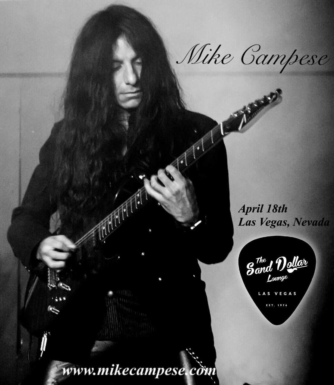 Mike Campese Las Vegas, The Sand Dollar Flyer 4/18/19.