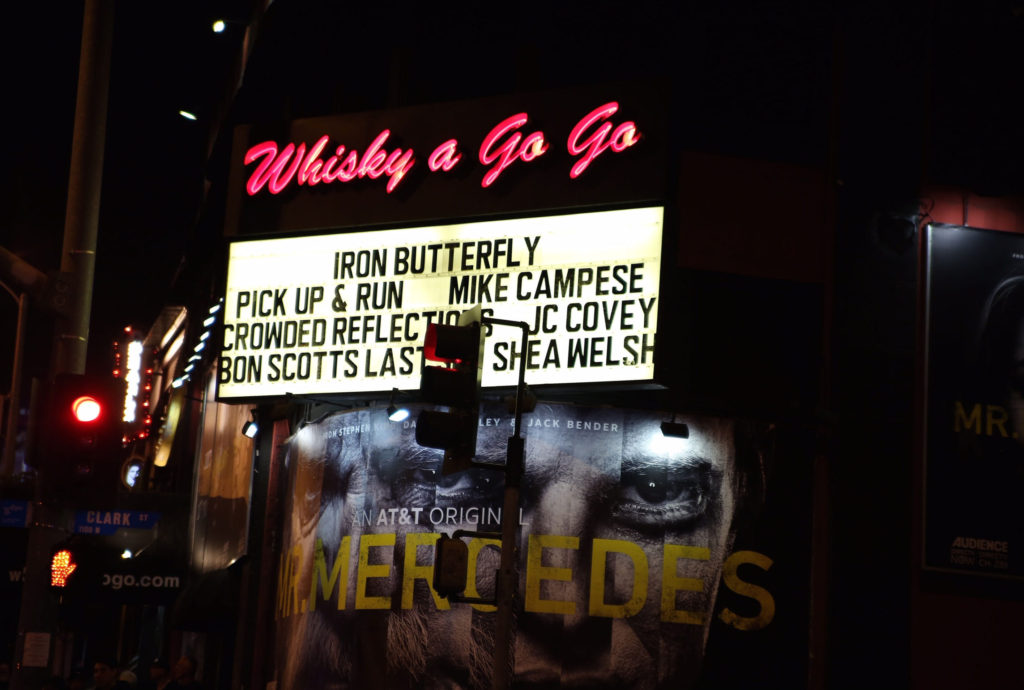 Mike Campese and Iron Butterfly, Whisky A Go Go Marque.