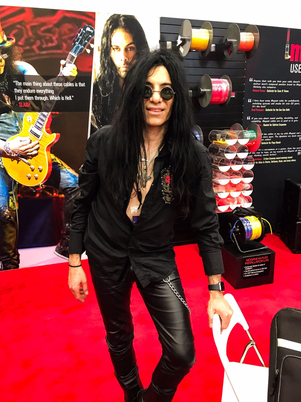 Mike Campese, Mogami Booth Namm 2019.