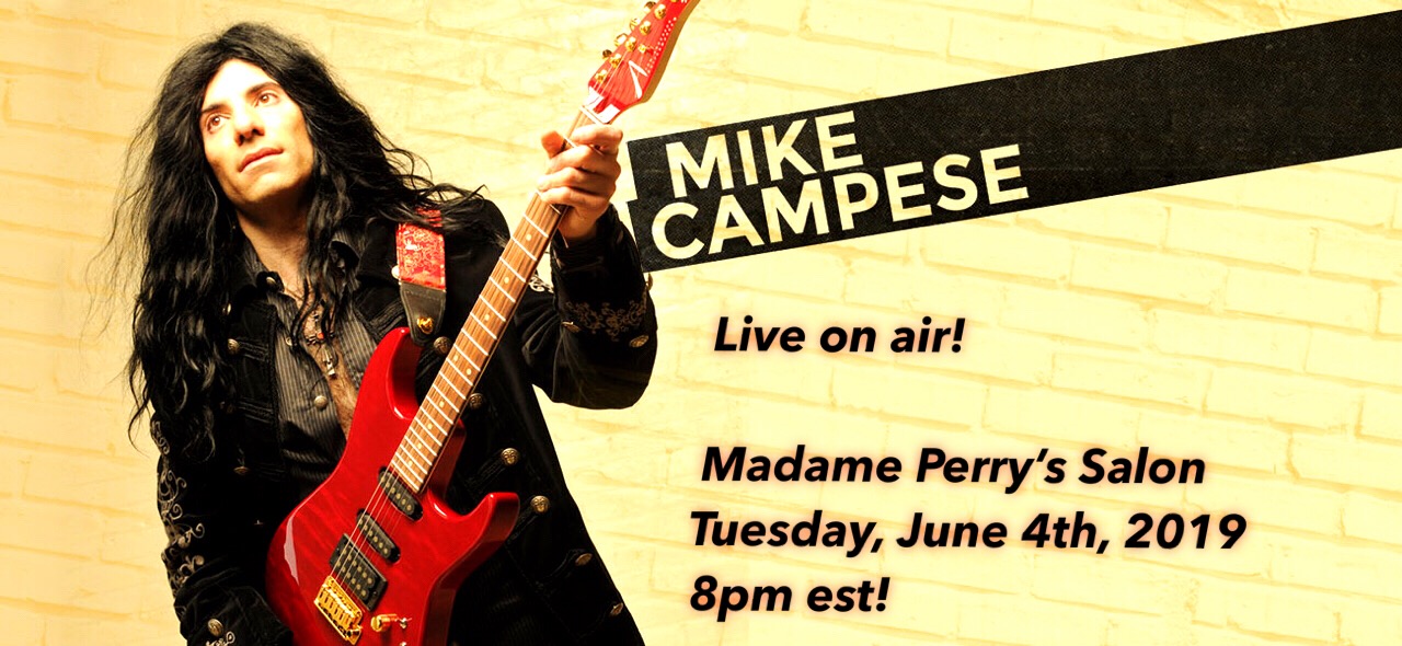 Mike Campese Madame Perrys Salon, Radio Show.