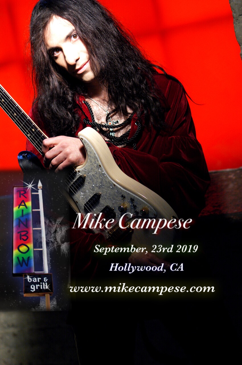 Mike Campese Rainbow Bar and Grill Flyer.