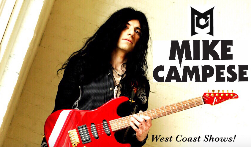 Mike Campese West Coast Shows, Flyer 2019.