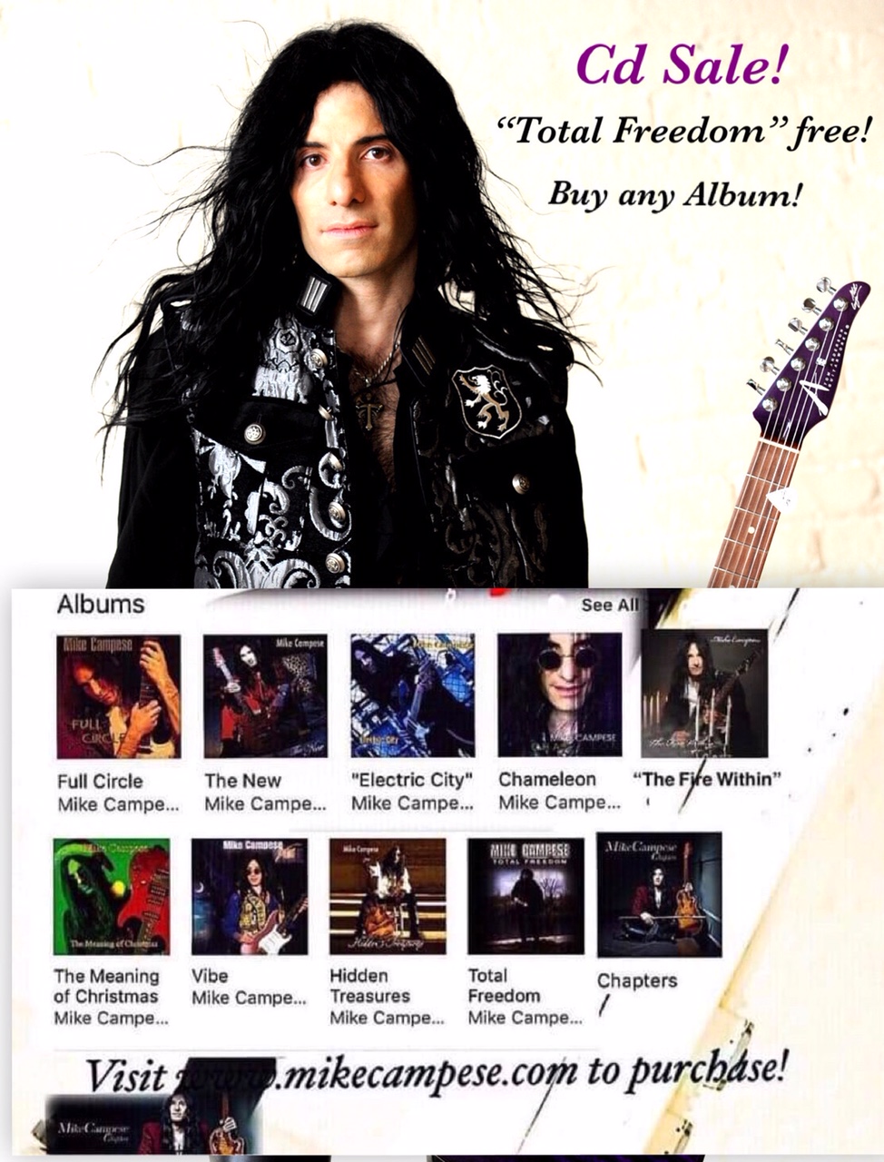 Mike Campese Cd sale.