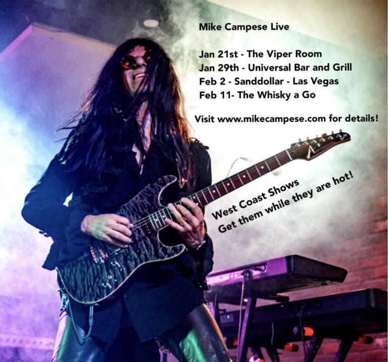 Mike Campese Live – West Coast Shows  2022!