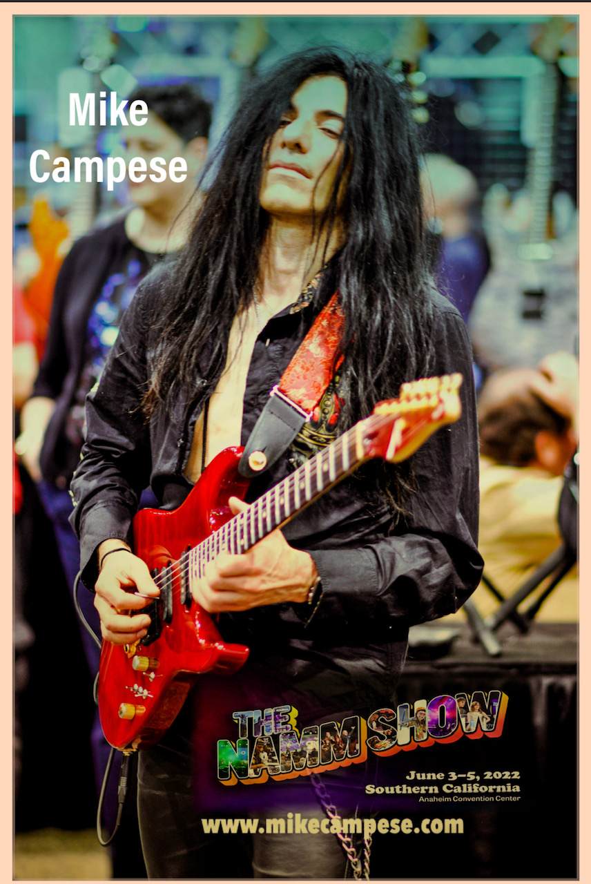 Mike Campese NAMM 2022.