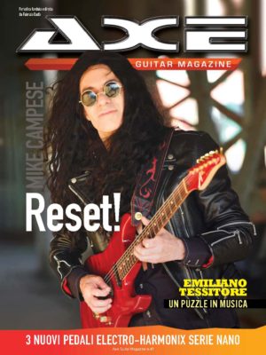 Mike Campese Cover from Axe Guitar Magazine, Italy 47.