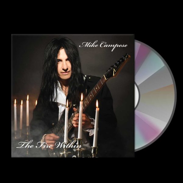 Mike Campese on the cover of his FIRE WITHIN album