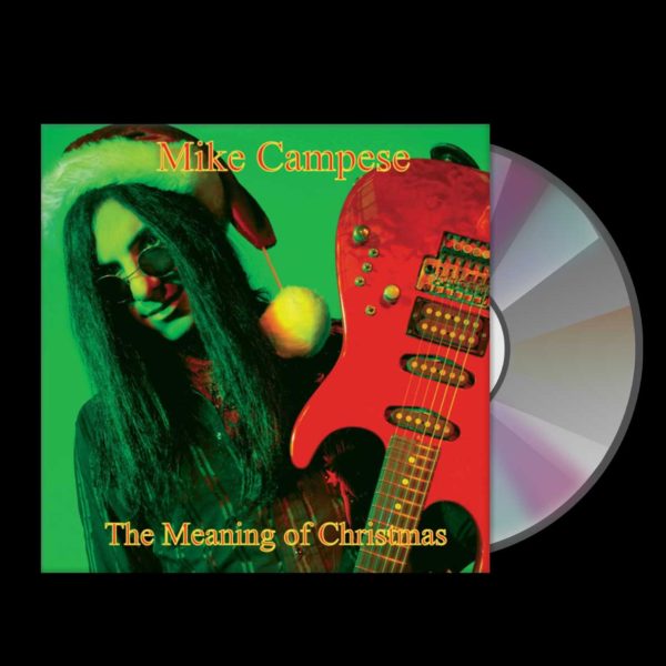 Mike Campese on the cover of his THE MEANING OF CHRISTMAS album
