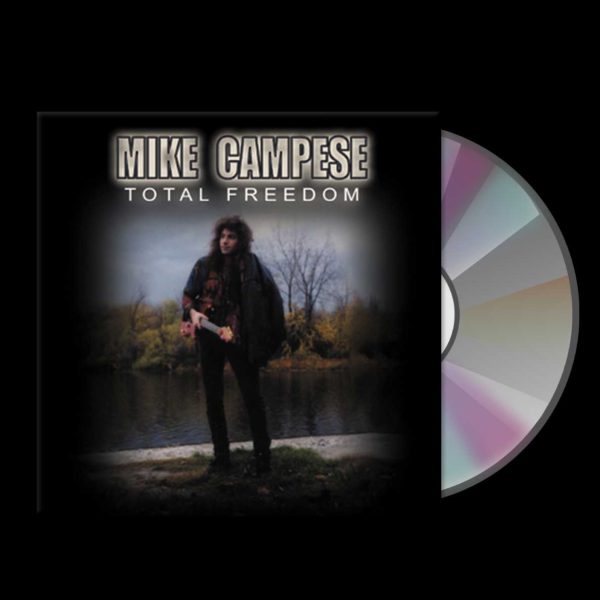 Mike Campese on the cover of his TOTAL FREEDOM album