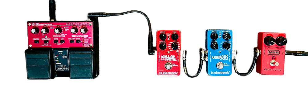 Mike Campese acoustic guitar floor effects